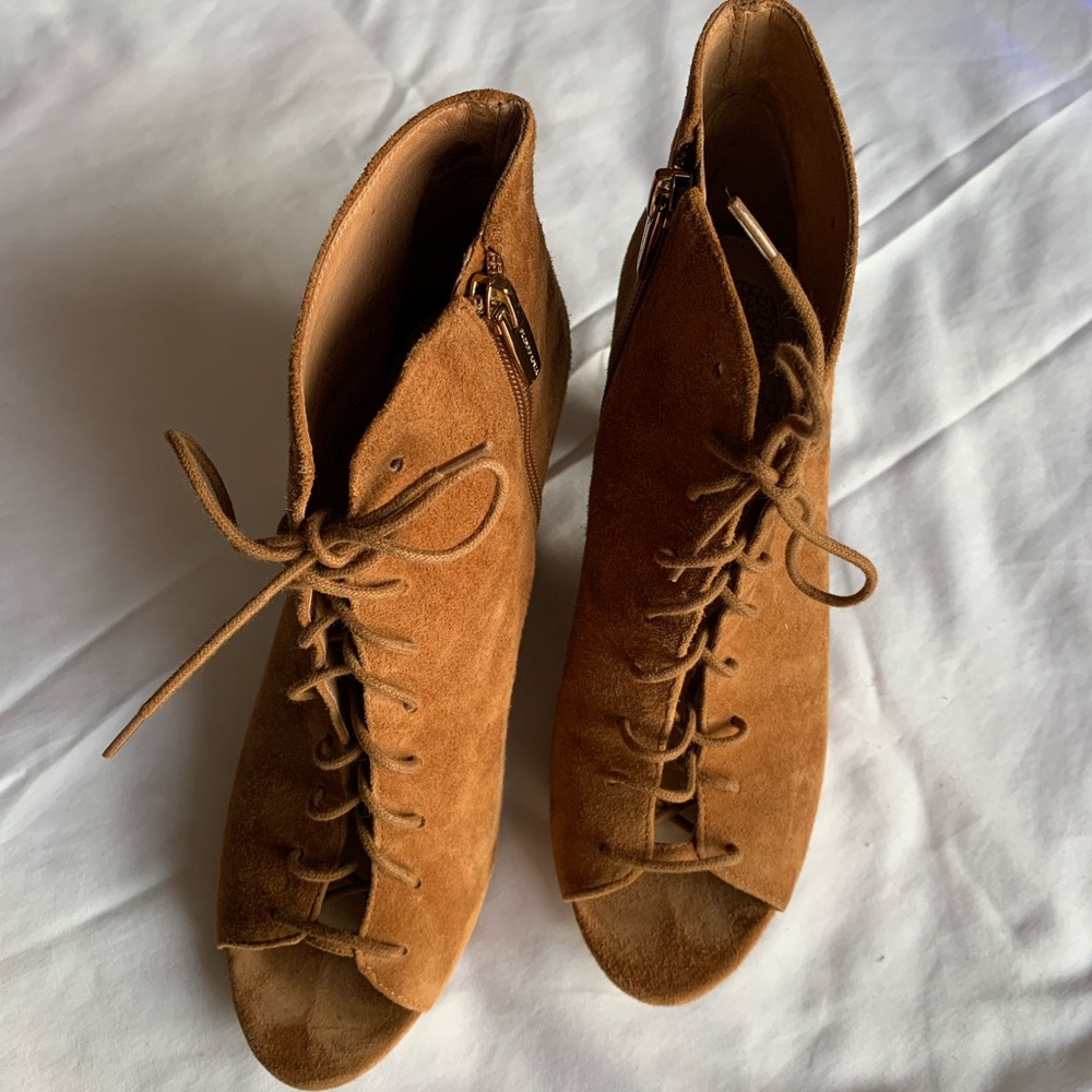 Vince Camuto Lace Up Booties | Womens 8.5